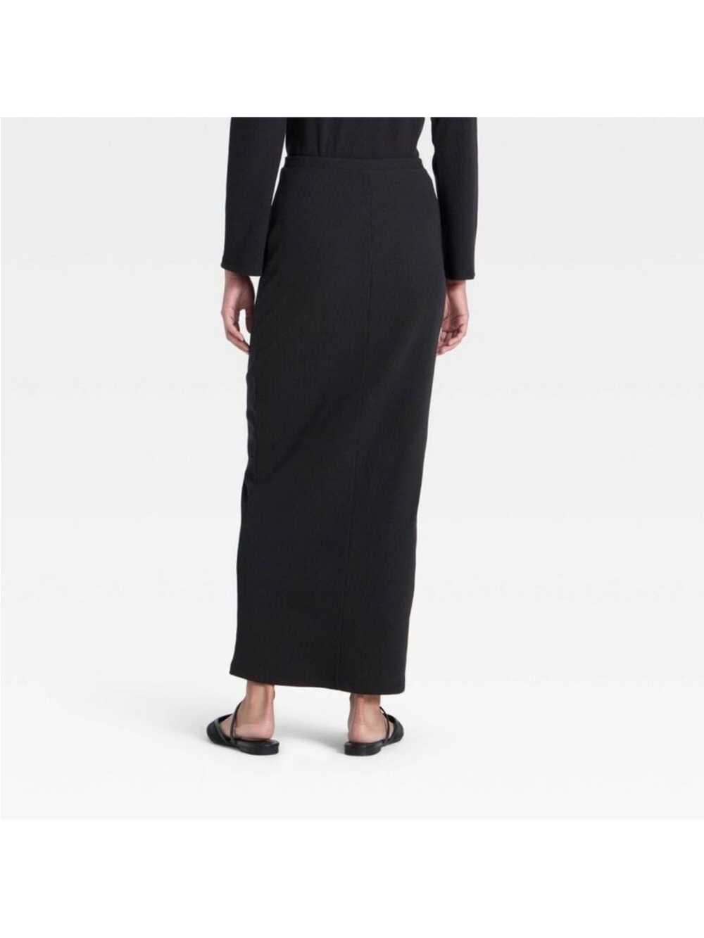 Women's High-Rise Brushed Ribbed Maxi Skirt - A New
Day™ new 🆕 - Picture 3 of 6